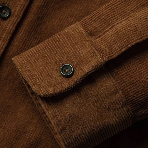 Taylor Stitch The Jack in Cinnamon Corduroy Button Down Shirt Size Medium (40) - Picture 3 of 11